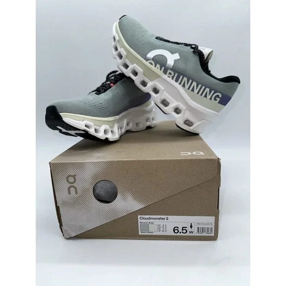 Tried On Size 6.5 - On Cloudmonster 2 - Mineral / Aloe - Womens - 3WE10112078 - Picture 1 of 9